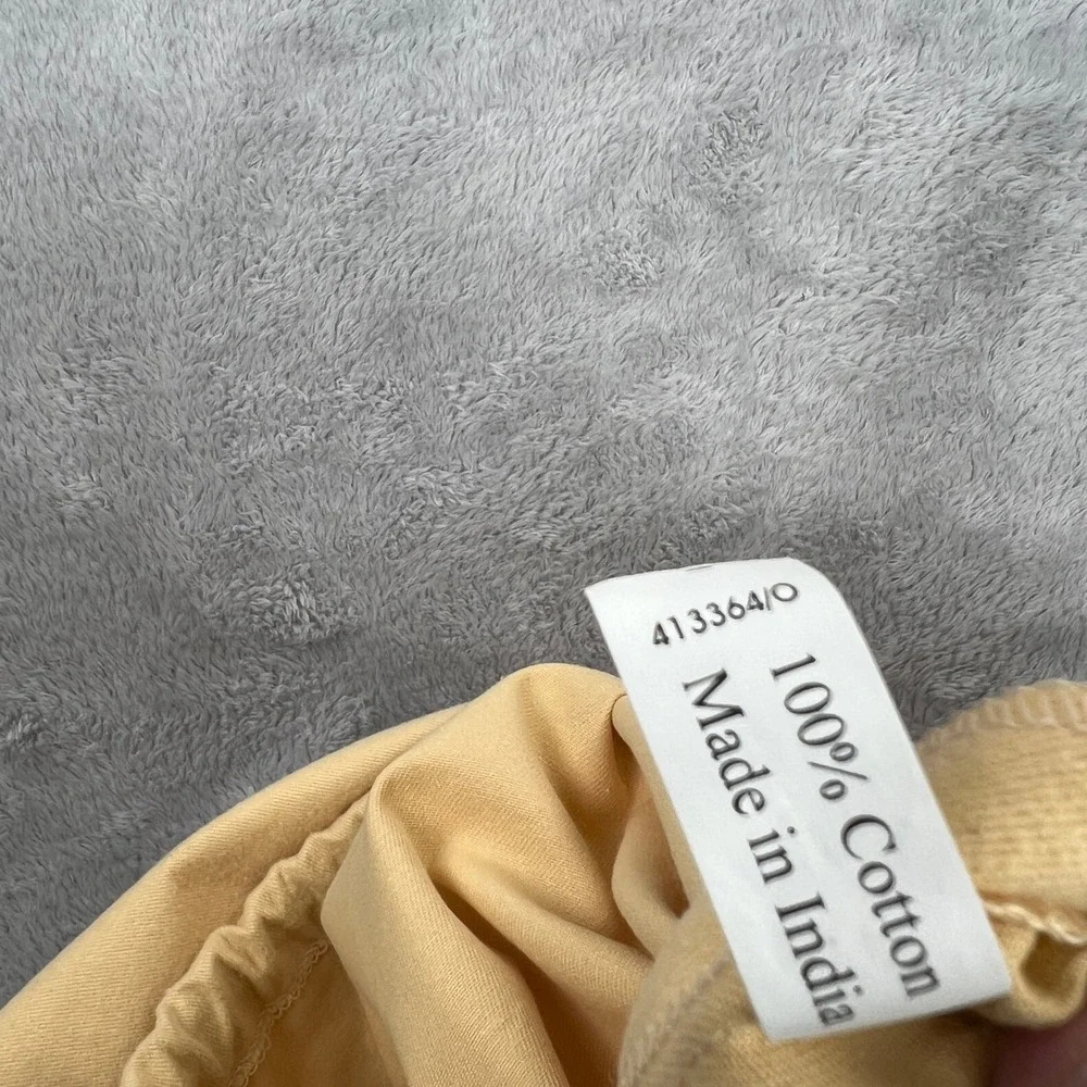 Louis Vuitton Dust Bag Tan Large Cotton Drawstring Purse Handbag 23.5x23.5in